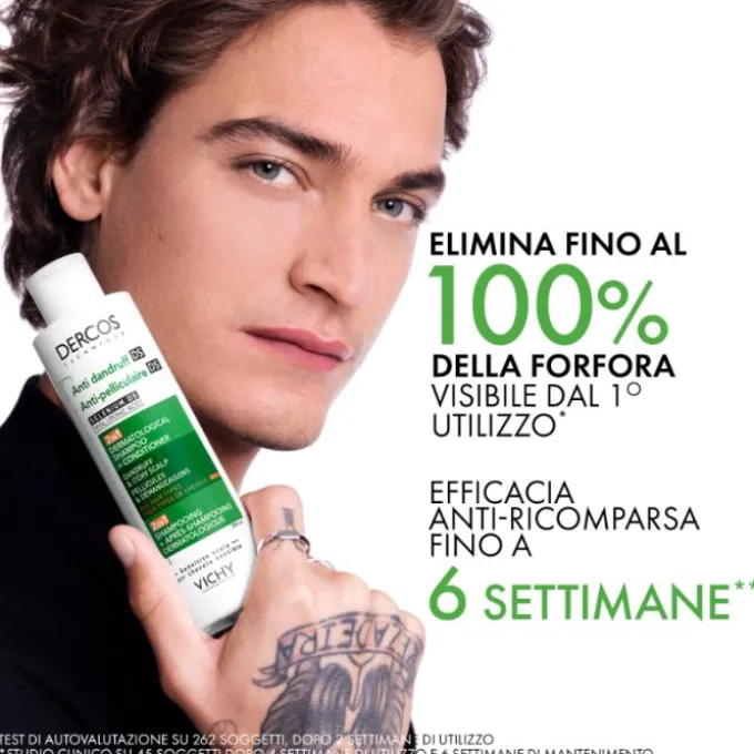 Vichy Dercos Trattamento Antiforfora 2In1 Shampoo+Balsamo 200Ml