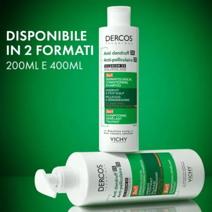 Vichy Dercos Trattamento Antiforfora 2In1 Shampoo+Balsamo 400Ml