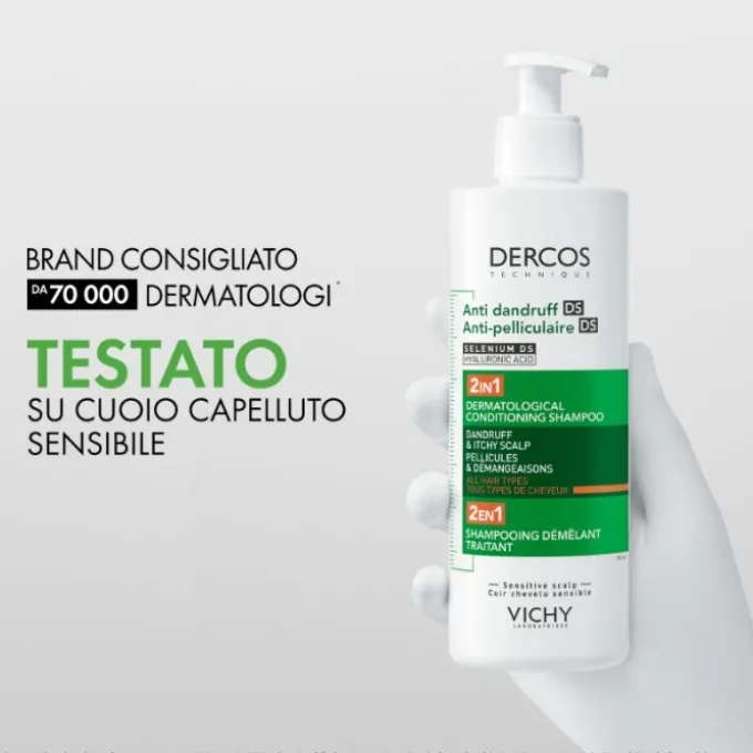 Vichy Dercos Trattamento Antiforfora 2In1 Shampoo+Balsamo 400Ml