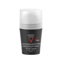 Vichy Homme Deodorante Antitraspirante Controllo Estremo 72H Roll On 50 Ml