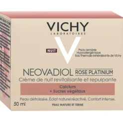 Vichy Neovadiol Rose Platinum Crema Notte Rivitalizzante E Rimpolpante 50 Ml