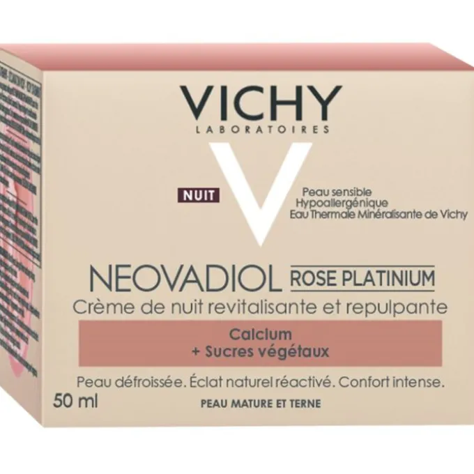 Vichy Neovadiol Rose Platinum Crema Notte Rivitalizzante E Rimpolpante 50 Ml