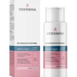 VIDERMINA INTIMA ORIGYN DETERGENTE INTIMO A PH ACIDO 4,0 CON ACIDO IALURONICO, CALENDULA E POSTBIOTICI FLACONE 300 ML