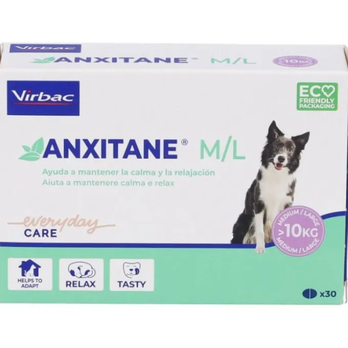 Virbac Anxitane M/L Integratore Antistress Cani 30 Compresse Integratori Per Animali