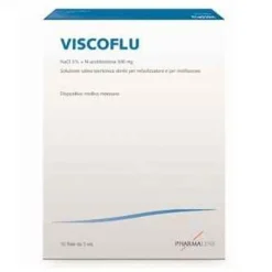 Viscoflu Soluzione Salina Ipertonica Nebulizzante 10 Flaconcini 5 Ml