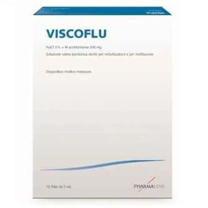 Viscoflu Soluzione Salina Ipertonica Nebulizzante 10 Flaconcini 5 Ml