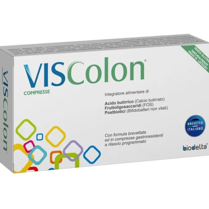 Viscolon 30 Compresse Gastroresistenti A Rilascio Programmato Senza Glutine Naturalmente Privo Di La