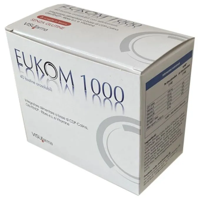 Visufarma Eukom 1000 40 Bustine Orosolubili Patologie Oculari