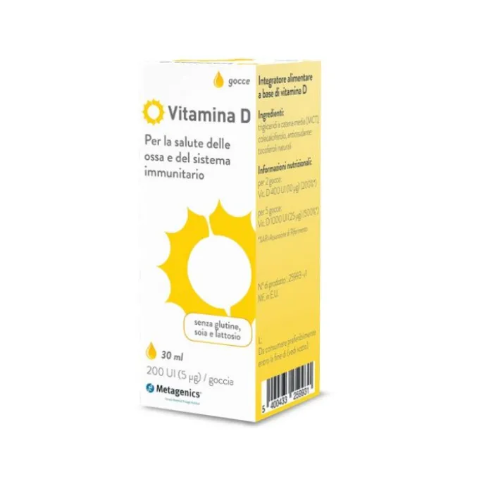 Vitamina D Liquido Integratore 30 Ml Salute Delle Ossa