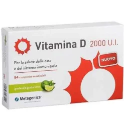 Vitamina D 2000 U.i. Integratore Sistema Immunitario E Ossa 84 Compresse Masticabili