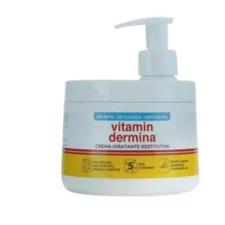 Vitamindermina Crema Idratante Restitutiva Dispenser 400 Ml