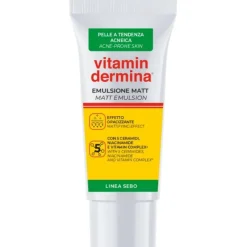 Vitamindermina Sebo Emulsione Mattino 40 Ml Idratanti Viso Pelle Grassa