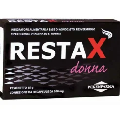 Wikenfarma Restax Donna 30 Capsule Integratori Anticaduta