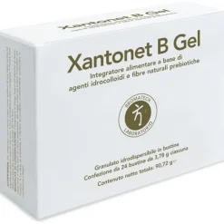 XANTONET B GEL BROMATECH INTEGRATORE PREBIOTICO PER LA REGOLARITÀ INTESTINALE, 24 BUSTINE DA 3,78 G