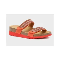 ZAFIRAH CANVAS+BEADS W CORAL TAGLIA 41 - CALZATURA DONNA CASUAL