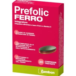 Zambon Prefolic Integratore Ferro 30 Compresse