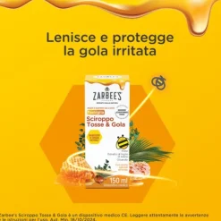 Zarbee's Tosse Gola Sciroppo 150 Ml