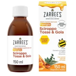 Zarbee's Tosse Gola Sciroppo 150 Ml