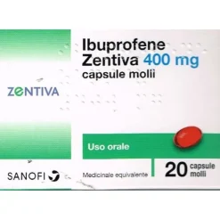Zentiva Ibuprofene Zen 20Cps Mol 400Mg