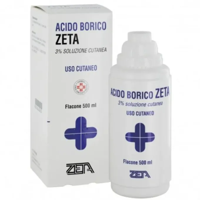 Zeta Acido Borico 3% 500Ml