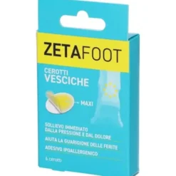 ZETAFOOT CEROTTI IDROCOLLOIDALI 6 PEZZI IN FORMATO UNIVERSALE PER LA PROTEZIONE DELLE VESCICHE DA SFREGAMENTO SU PIEDI E MANI