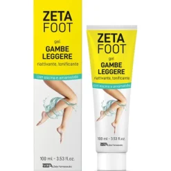Zetafoot Zeta Farmaceutici Spa Zeta Foot Abbinata Gel Gambe Leggere 2X100Ml