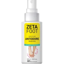 Zetafoot Zeta Foot Spray No Gas Antiodore 100 Ml Ipersudorazione E Odore Piede