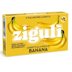 Zigulì Banana Blister 36 Palline 22 G Caramelle Bimbi