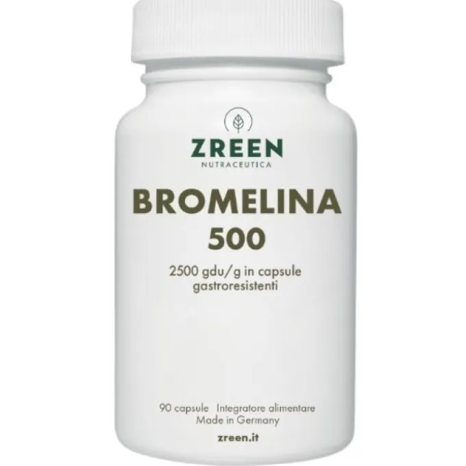 Zreen Bromelina 500 90 Capsule Gastroresistenti
