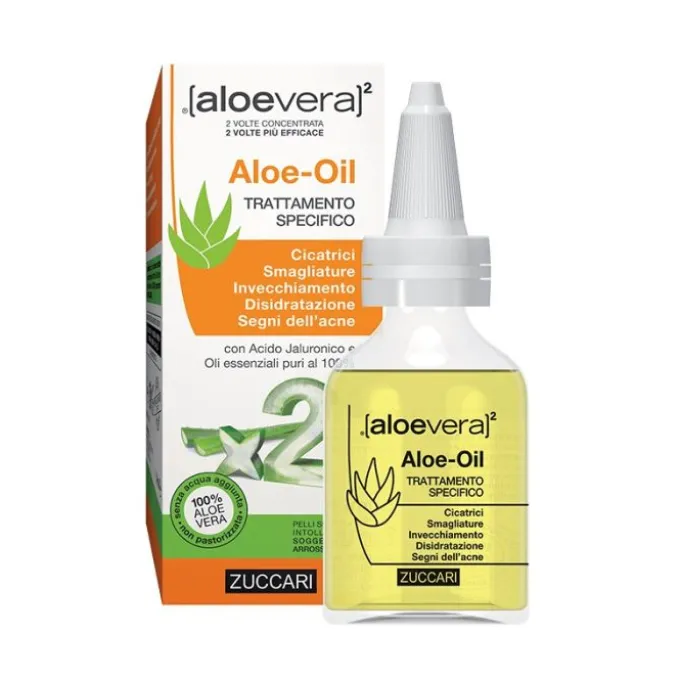 Zuccari Aloevera2 Aloe Oil Olio Dermocosmetico Viso E Corpo 50 Ml