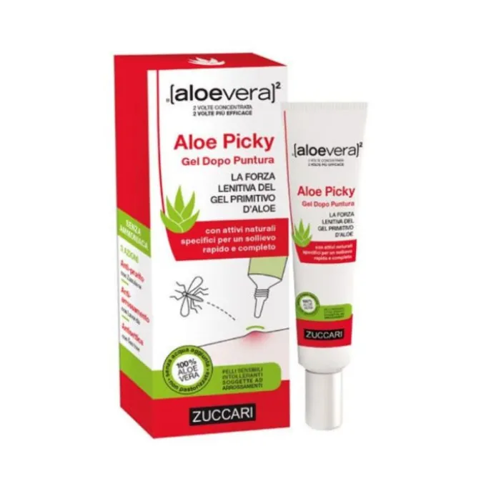 Zuccari Aloevera2 Aloe Picky Gel 12Ml Punture Di Insetto