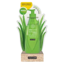 Zuccari Aloevera2 Gel Primitivo Dispenser 300 Ml Idratazione Pelle Normale