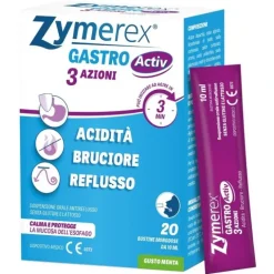 Zymerex Gastro Activ 3 Azioni 20 Bustine Da 10 Ml. Reflusso