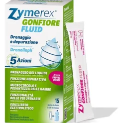 Zymerex Gonfiore Fluid Frutti Rossi 15 Bustine